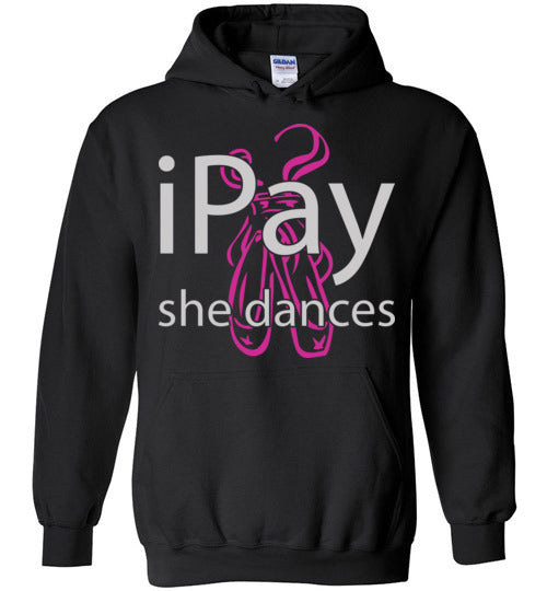 iPay she dances ballet. Adult. Hoodie