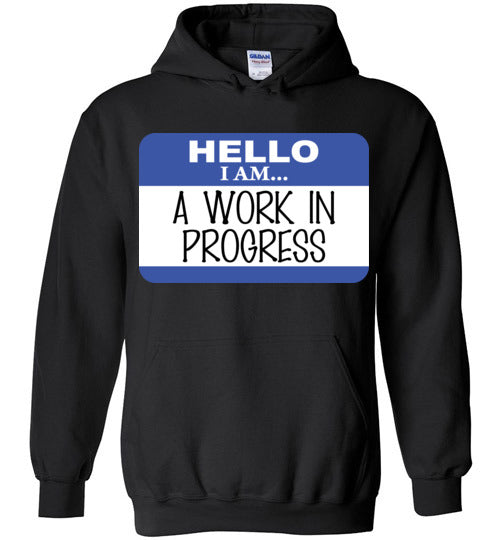 A work in progress. youth. Hoodie
