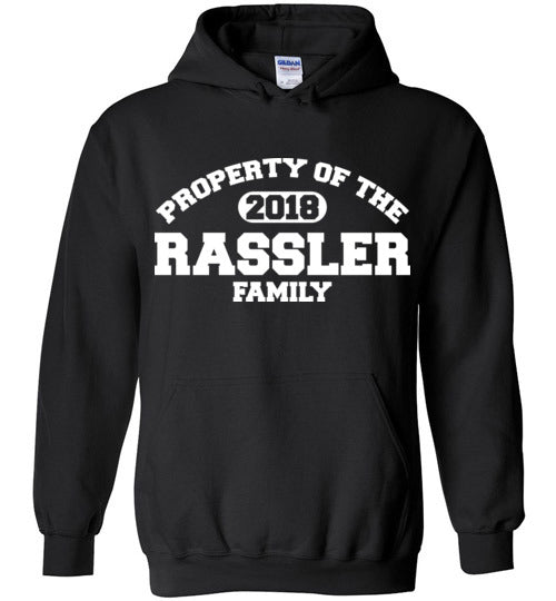 Property of Rassler. Adult. Hoodie