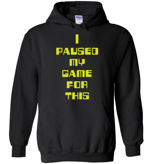 I Paused My Game. Youth. Hoodie