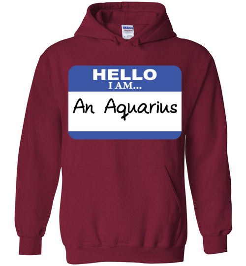 An Aquarius. Adult. Hoodie