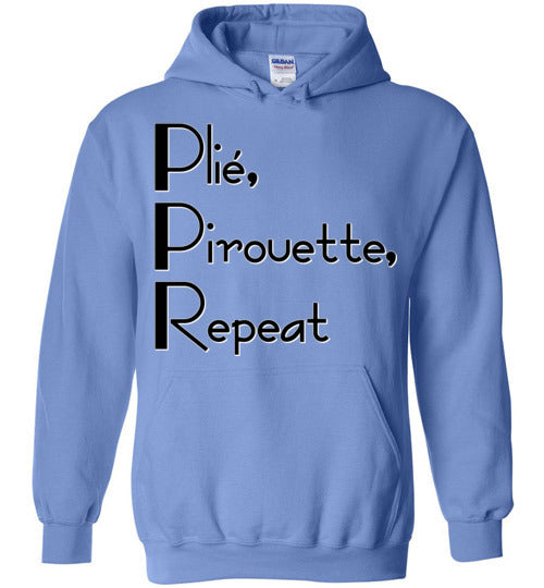 Plie Pirouette Repeat. Youth. Hoodie