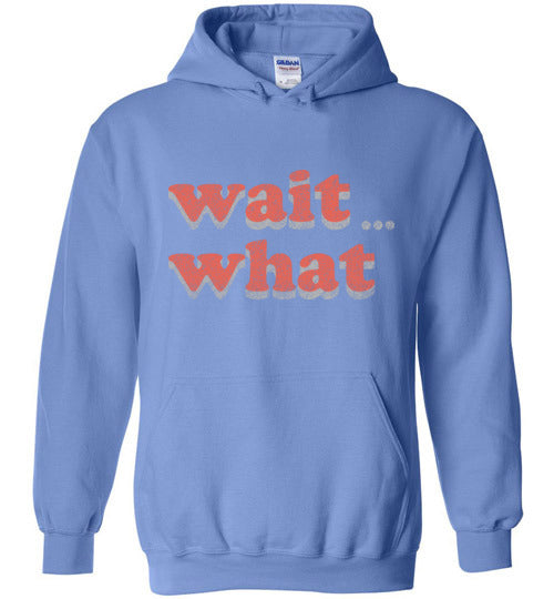 wait what. Adult. Hoodie