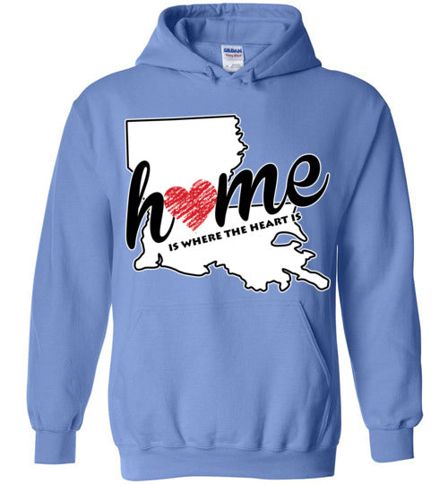 Louisiana Home. Adult. Hoodie