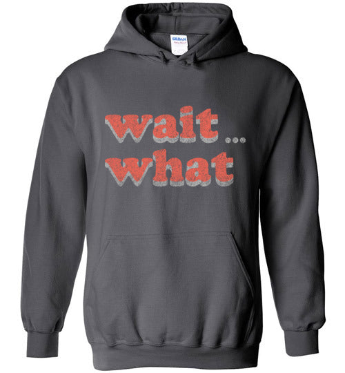 wait what. Adult. Hoodie