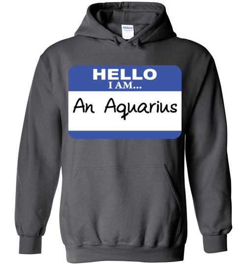 An Aquarius. Adult. Hoodie