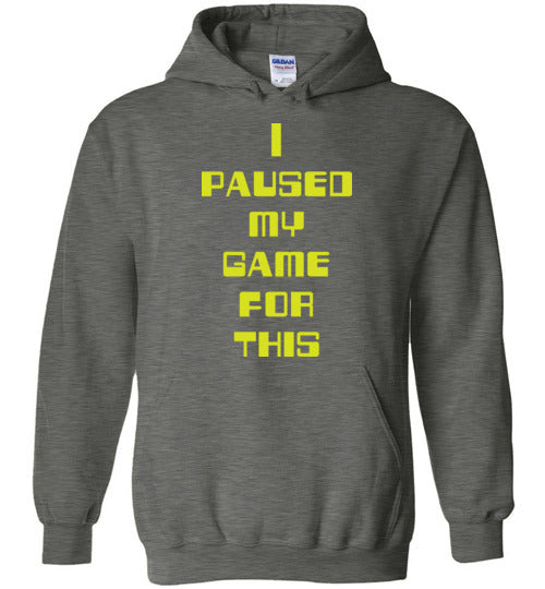 I Paused My Game. Youth. Hoodie