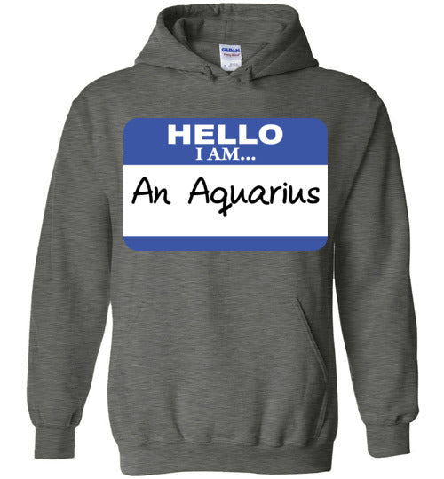 An Aquarius. Adult. Hoodie