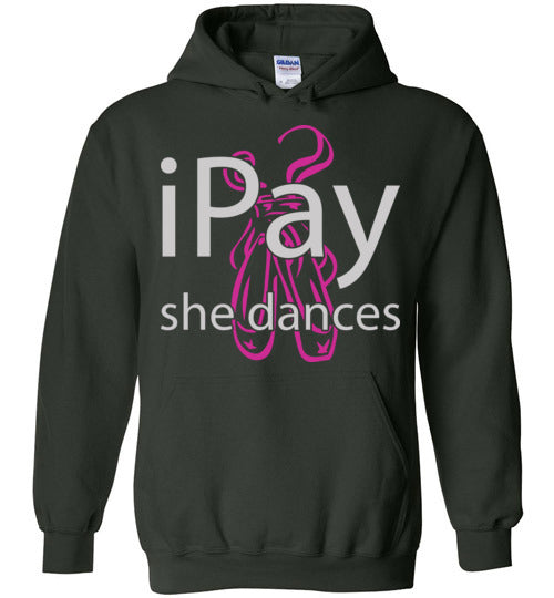 iPay she dances ballet. Adult. Hoodie
