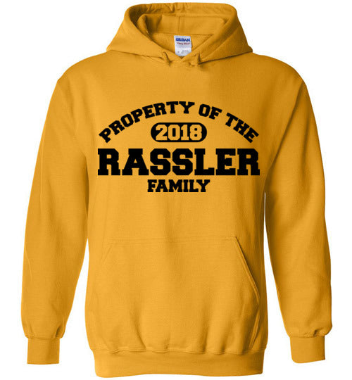 Property of Rassler Family. Adult. Hoodie