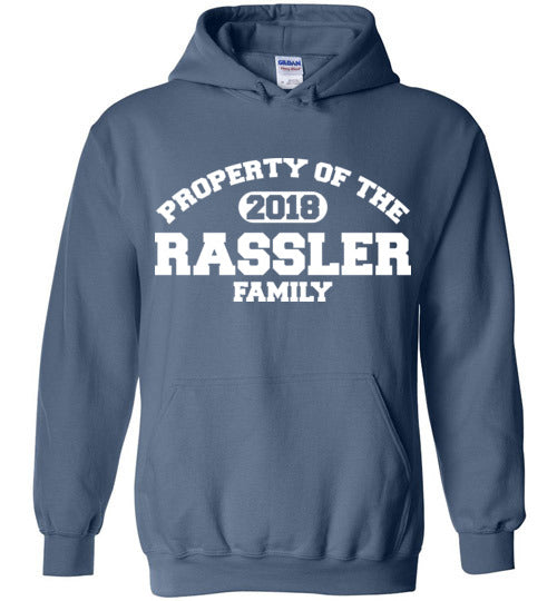 Property of Rassler. Adult. Hoodie