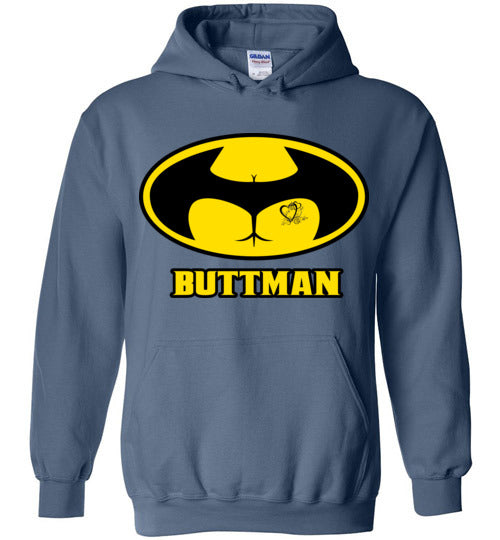 Buttman Heart. Adult. Hoodie