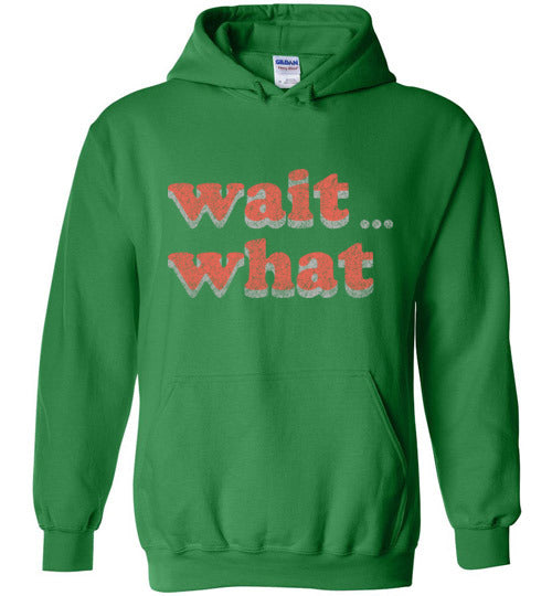 wait what. Adult. Hoodie
