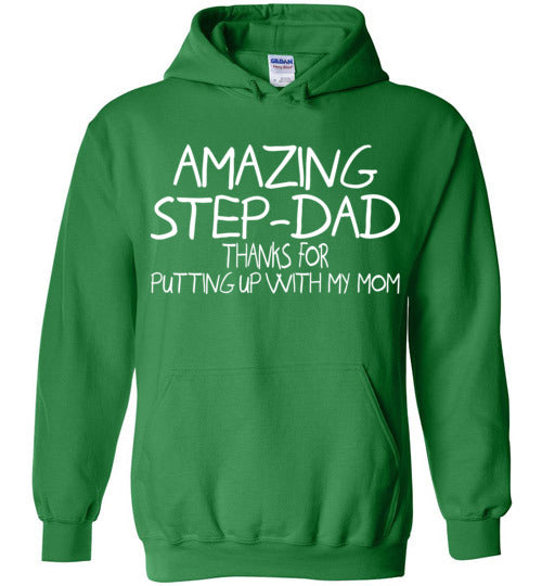 Amazing Step Dad. Gildan Heavy Blend Hoodie