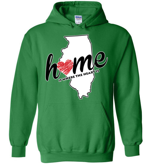 Illinois Home. Adult. Hoodie