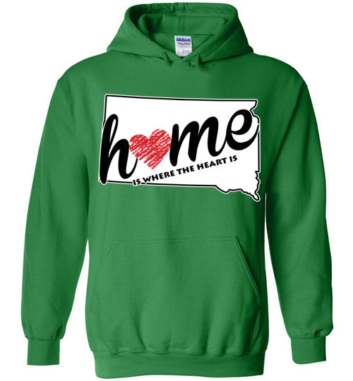 South Dakota Home. Adult. Hoodie
