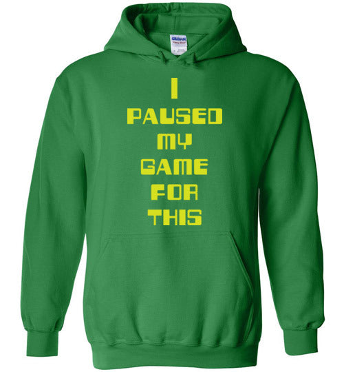 I Paused My Game. Youth. Hoodie