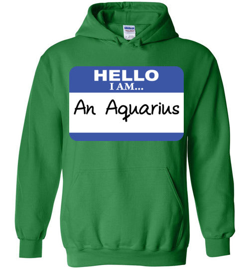 An Aquarius. Adult. Hoodie