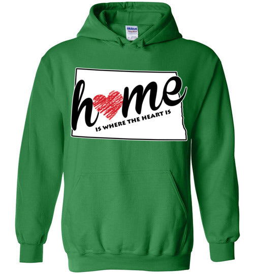 North Dakota Home. Adult. Hoodie