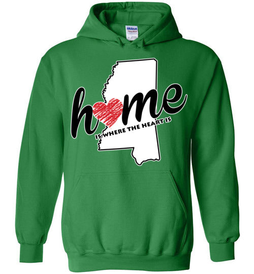 Mississippi Home. Adult. Hoodie