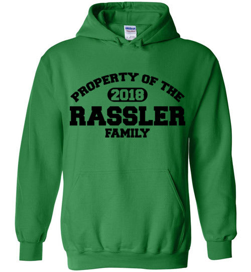 Property of Rassler Family. Adult. Hoodie