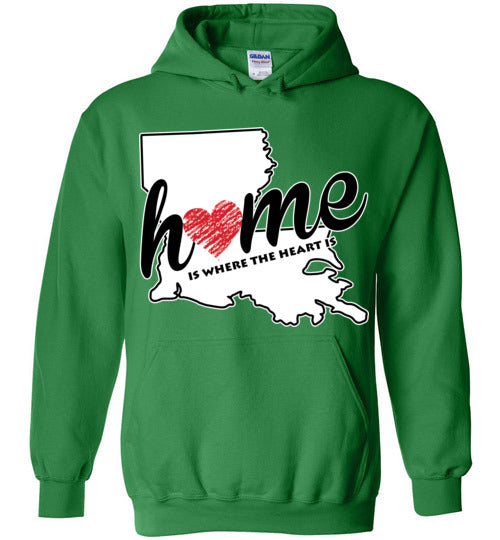 Louisiana Home. Adult. Hoodie