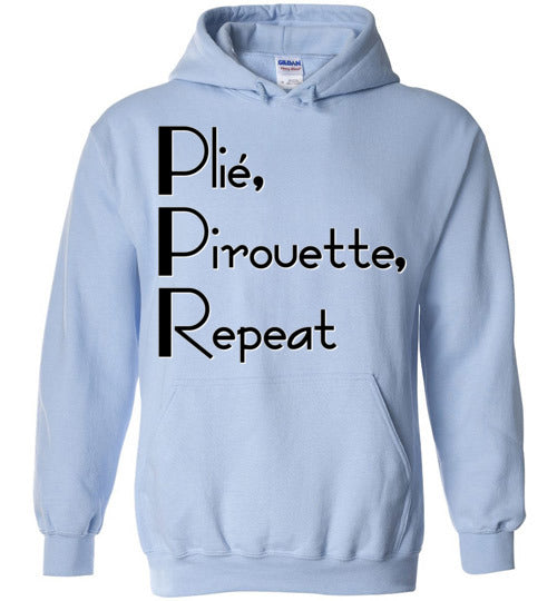 Plie Pirouette Repeat. Youth. Hoodie