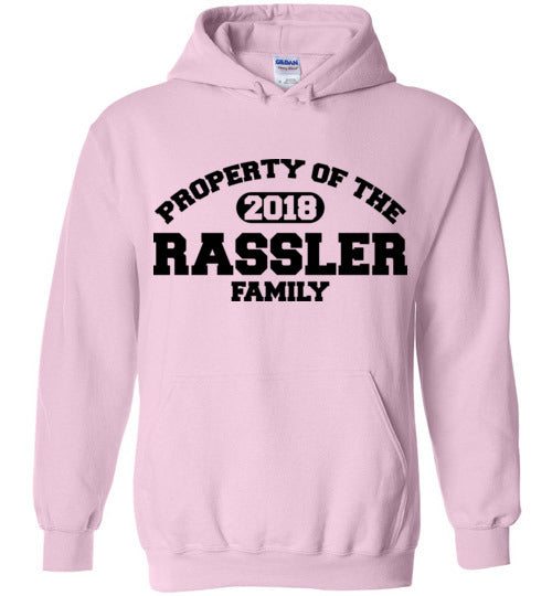 Property of Rassler Family. Adult. Hoodie