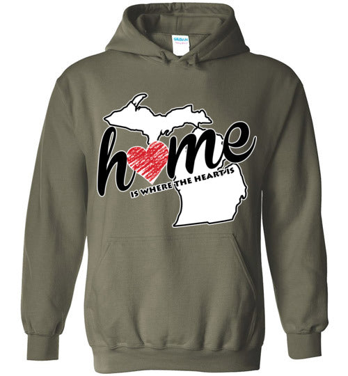 Michigan Home. Adult. Hoodie