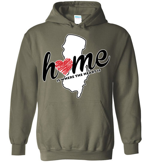 New Jersey Home. Adult. Hoodie