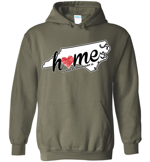 North Carolina Home. Adult. Hoodie
