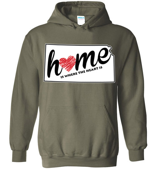 Kansas Home. Adult. Hoodie
