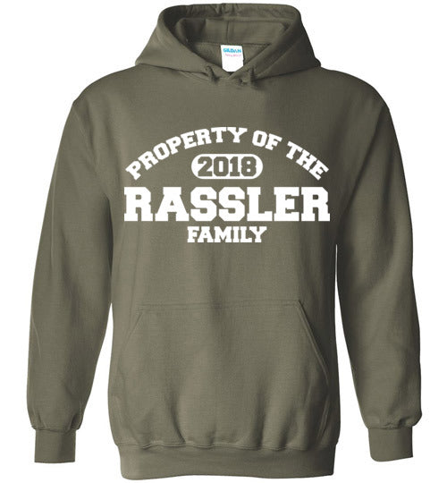 Property of Rassler. Adult. Hoodie