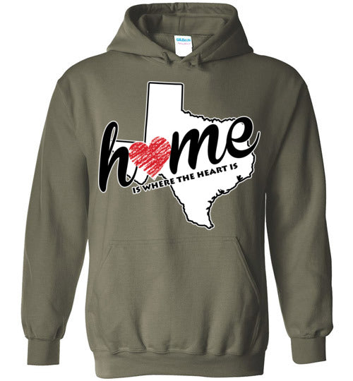 Texas Home. Adult. Hoodie