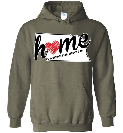 Nebraska Home. Adult. Hoodie
