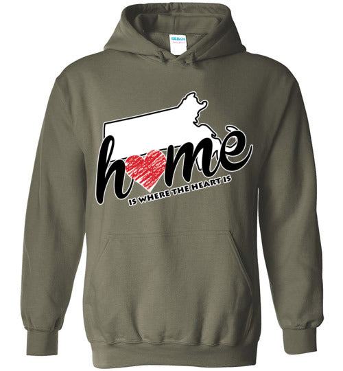 Massachusetts Home. Adult. Hoodie