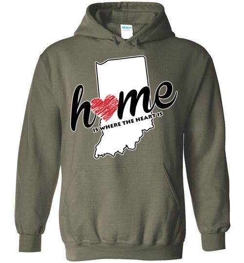 Indiana Home. Adult. Hoodie