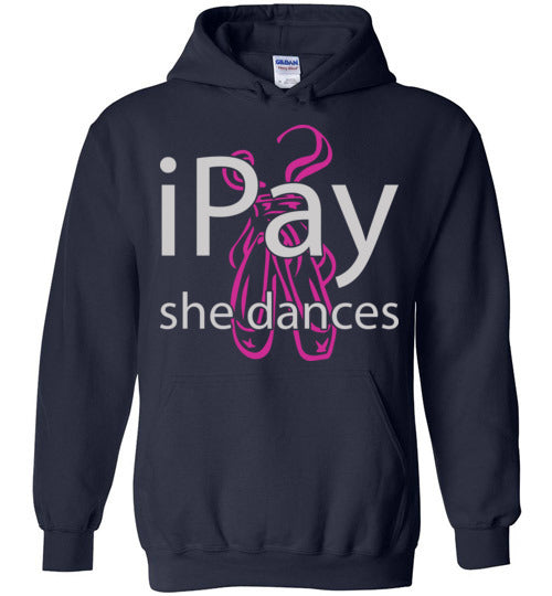 iPay she dances ballet. Adult. Hoodie