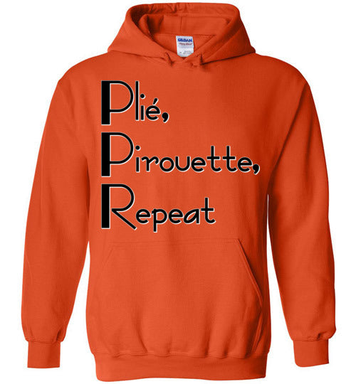 Plie Pirouette Repeat. Youth. Hoodie