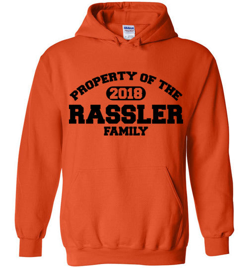 Property of Rassler Family. Adult. Hoodie