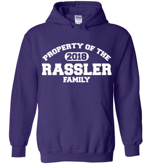 Property of Rassler. Adult. Hoodie