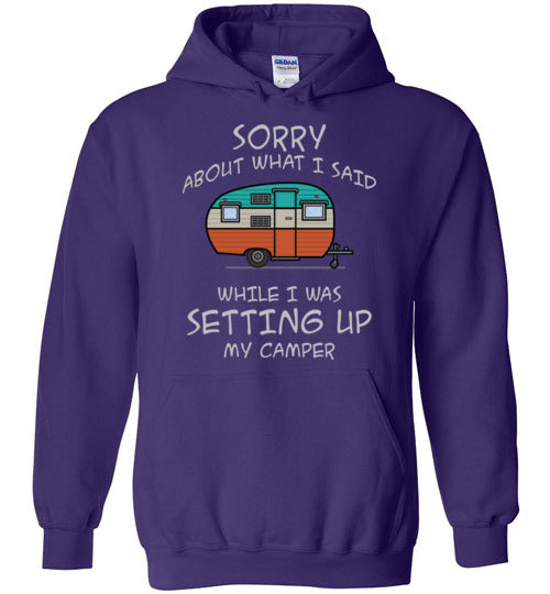 Sorry About What I said. Adult. Hoodie