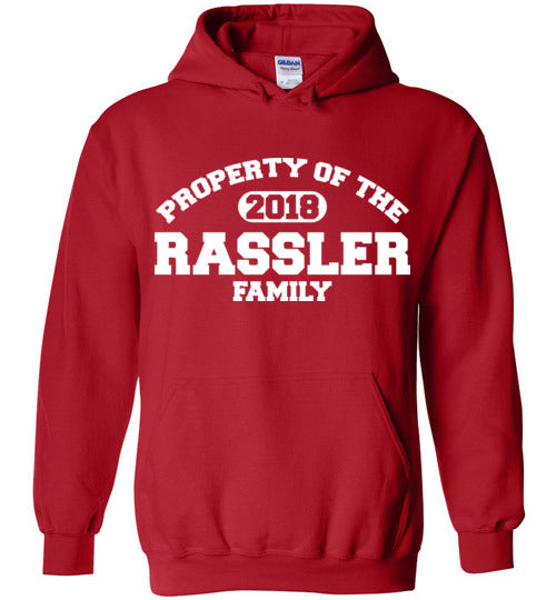 Property of Rassler. Adult. Hoodie