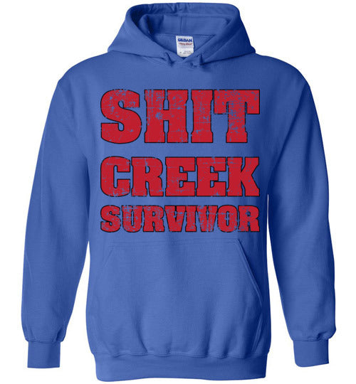 Shit Creek Red. Adult. Hoodie