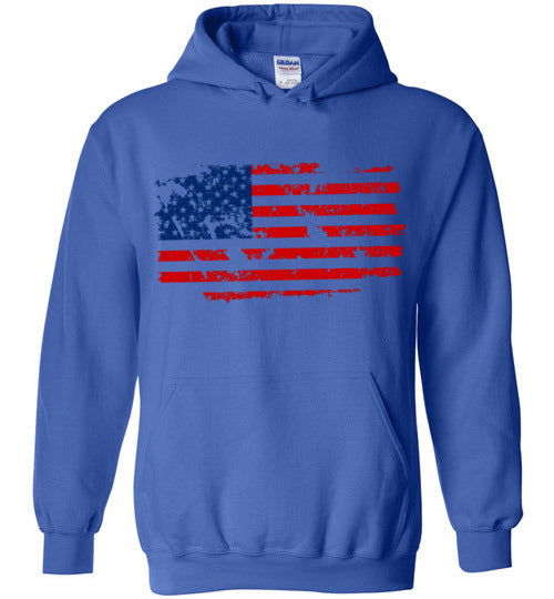 Distressed Flag. Youth. Hoodie