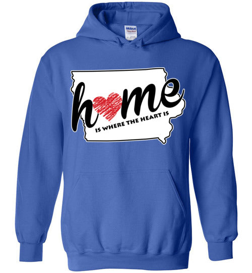 Iowa Home. Adult. Hoodie