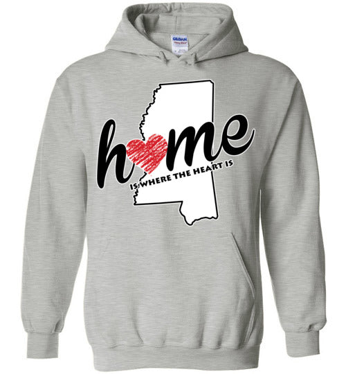Mississippi Home. Adult. Hoodie