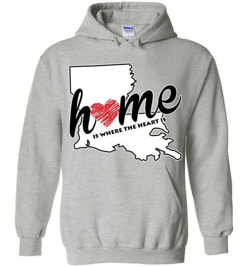 Louisiana Home. Adult. Hoodie