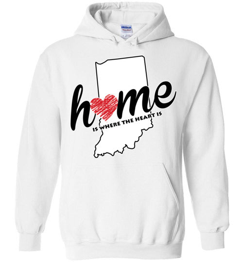 Indiana Home. Adult. Hoodie
