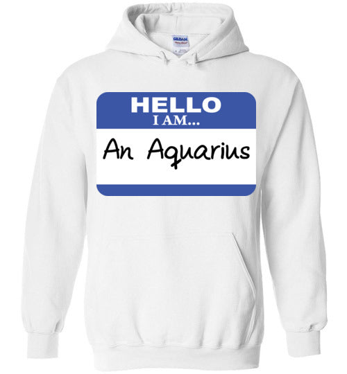 An Aquarius. Adult. Hoodie